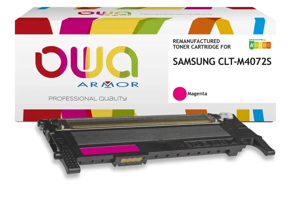 SAMSUNG CLT-M4072S/ELS - Cartouche laser compatible - Magenta - Toner remanufacturé OWA