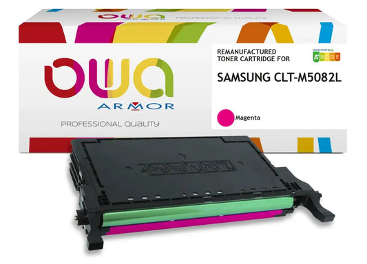 SAMSUNG CLT-M5082L/ELS - Cartouche laser compatible - Magenta - Toner remanufacturé OWA
