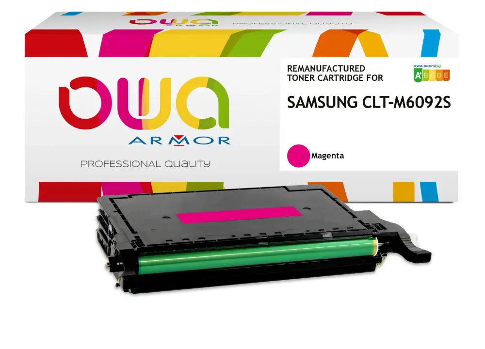 SAMSUNG CLT-M6092S/ELS - Cartouche laser compatible - Magenta - Toner remanufacturé OWA