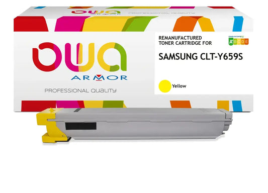 SAMSUNG CLT-Y 659 S/ELS - Cartouche laser compatible - Jaune - Toner remanufacturé OWA