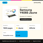 Samsung Y406S Toner Jaune compatible équivalent à CLT-Y406SELS · Switch : caractéristiques