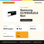Samsung CLTK503LELS Toner Noir compatible : caractéristiques