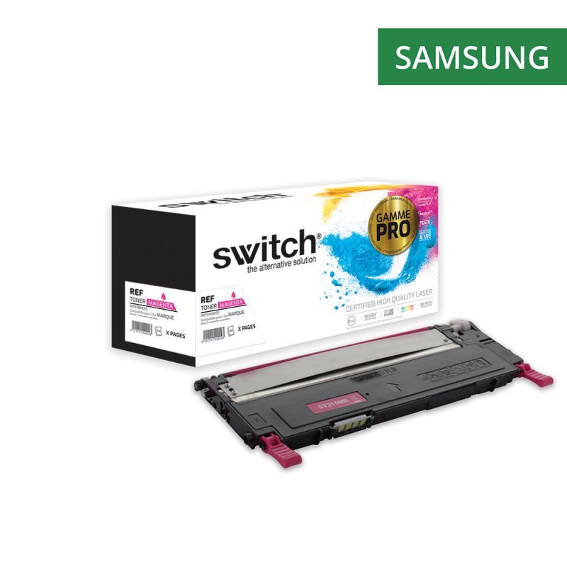 Cartouche laser compatible Samsung CLT-M4092SELS Magenta - Cartouchify