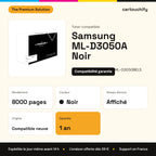 Samsung ML-D3050A Toner Noir compatible équivalent à ML-D3050BELS : caractéristiques