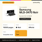 Samsung MLD-3470 Toner Noir compatible équivalent à MLD-3470BEUR : caractéristiques