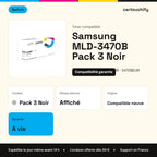Samsung MLD-3470B Toner Pack 3 Noir compatible équivalent à MLD-3470AEUR, 3470BEUR · Switch : caractéristiques