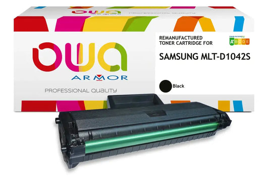 SAMSUNG MLT-D1042S/ELS - Cartouche laser compatible - Noir - Toner remanufacturé OWA