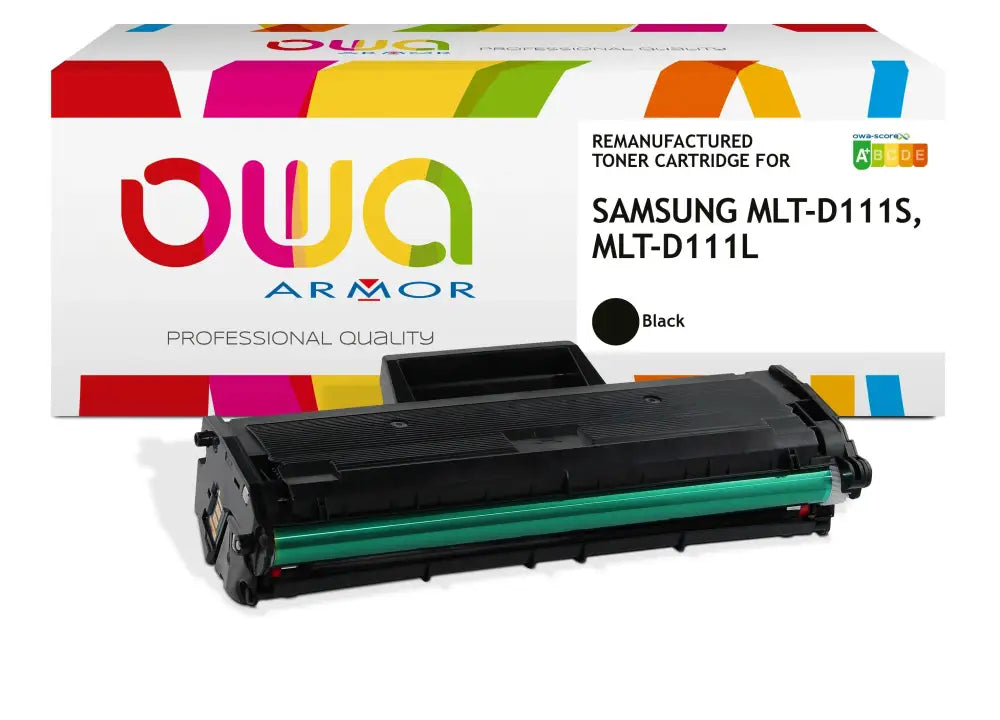 SAMSUNG MLT-D111L/ELS MLT-D111S/ELS - Cartouche laser compatible - haute capacité - Noir - Toner remanufacturé OWA