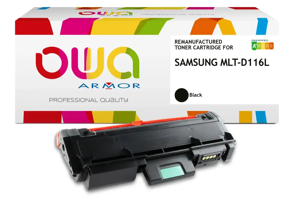 SAMSUNG MLT-D116L/ELS - Cartouche laser compatible - haute capacité - Noir - Toner remanufacturé OWA