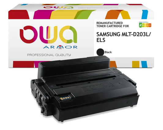 SAMSUNG MLT-D203L/ELS - Cartouche laser compatible - Noir - Toner remanufacturé OWA