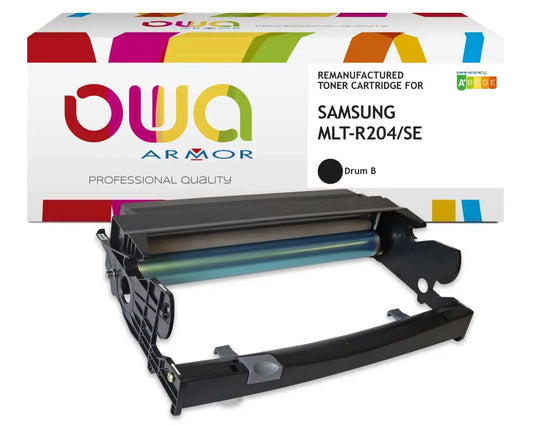 SAMSUNG MLT-R 204/SEE - tambour remanufacturé OWA - Tambour Noir - Toner