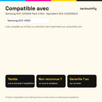 Imprimantes compatibles avec Samsung SCX-D4200A Toner Pack 3 Noir compatible équivalent à SCX-D4200AELS