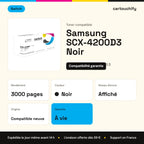 Samsung SCX-4200D3 Toner Noir compatible équivalent à SCX-D4200AELS · Switch : caractéristiques