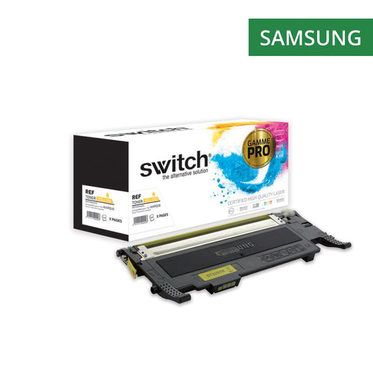 Cartouche laser compatible Samsung CLT-Y4072SELS Jaune - Cartouchify