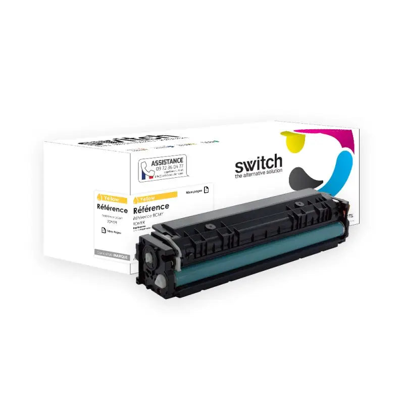 Samsung Y506L Toner Jaune compatible équivalent à CLT-Y506LELS · Switch
