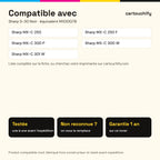 Imprimantes compatibles avec Sharp S-30 Toner Noir compatible équivalent à MX30GTB