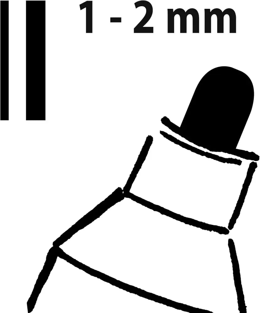 sigel Marqueur à craie 20 pointe ogive: 1 - 2 mm blanc - Marqueurs spéciaux