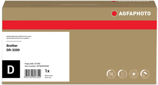 Tambour Agfa Photo APTBDR3200E – Compatible avec Brother DR-3200 Noir 25000 pages