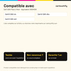 Imprimantes compatibles avec Dell 1260 Toner Pack 3 Noir compatible équivalent à 59311109