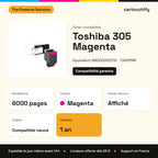 Toshiba 305 Toner Magenta compatible équivalent à 6B000000751, T305PMR : caractéristiques