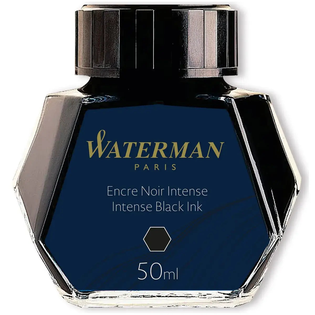 WATERMAN, Flacon d’encre contenu: 50 ml en verre noir