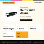 Xerox 7425 Toner Jaune compatible équivalent à 006R01396 : caractéristiques