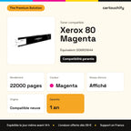 Xerox 80 Toner Magenta compatible équivalent à 006R01644 : caractéristiques