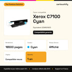 Xerox C7100 Toner Cyan compatible équivalent à 006R01825 : caractéristiques