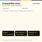 Imprimantes compatibles avec Xerox C310 Toner Jaune compatible équivalent à 006R04359