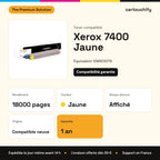 Xerox 7400 Toner Jaune compatible équivalent à 106R01079 : caractéristiques