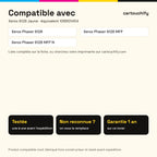 Imprimantes compatibles avec Xerox 6128 Toner Jaune compatible équivalent à 106R01454