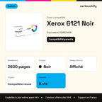 Xerox 6121 Toner Noir compatible équivalent à 106R01469 · Switch : caractéristiques