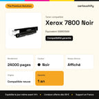 Xerox 7800 Toner Noir compatible équivalent à 106R01569 : caractéristiques