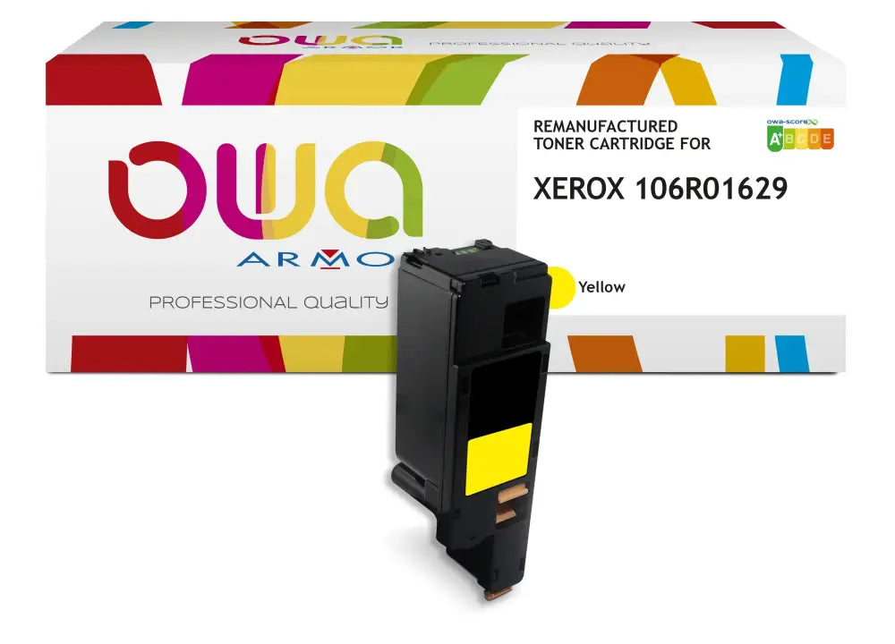 XEROX 106R01629 - Cartouche laser compatible - Jaune - Toner remanufacturé OWA