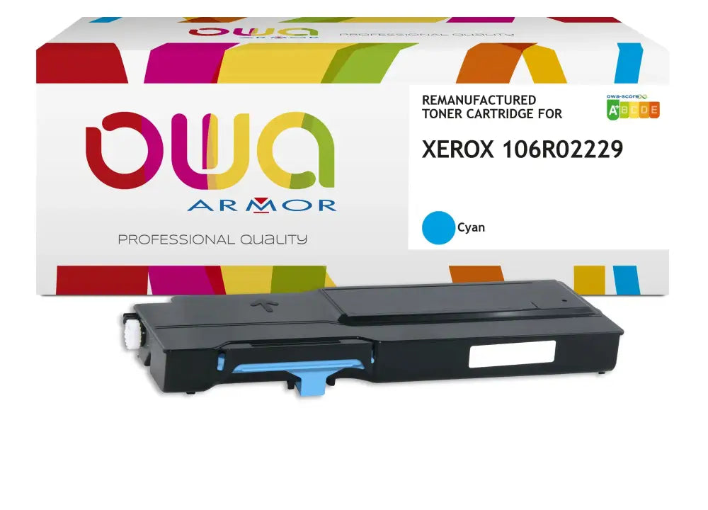 XEROX 106R02229 - Cartouche laser compatible - Cyan - Toner remanufacturé OWA