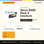 Xerox 6020 Toner Pack 4 Couleurs compatible équivalent à 106R02759, 106R02760, 106R02761 : caractéristiques