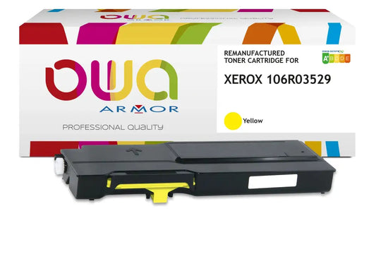 XEROX 106R03529 - Cartouche laser compatible - haute capacité - Jaune - Toner remanufacturé OWA