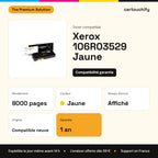 Xerox 106R03529 Toner Jaune compatible : caractéristiques