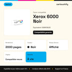 Xerox 6000 Toner Noir compatible équivalent à 106R01630 · Switch : caractéristiques